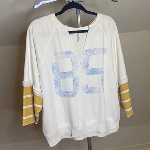 Free People Jersey Sweatshirt